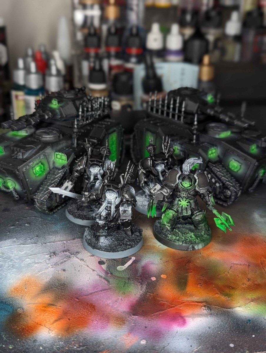 Just a bunch of my Chaos Army knocked out