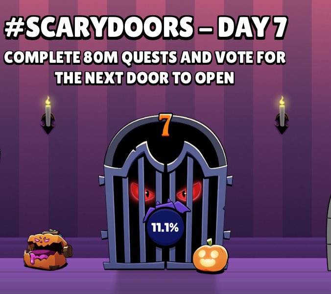 Door 7 is the way #BrawlStars #scarydoors