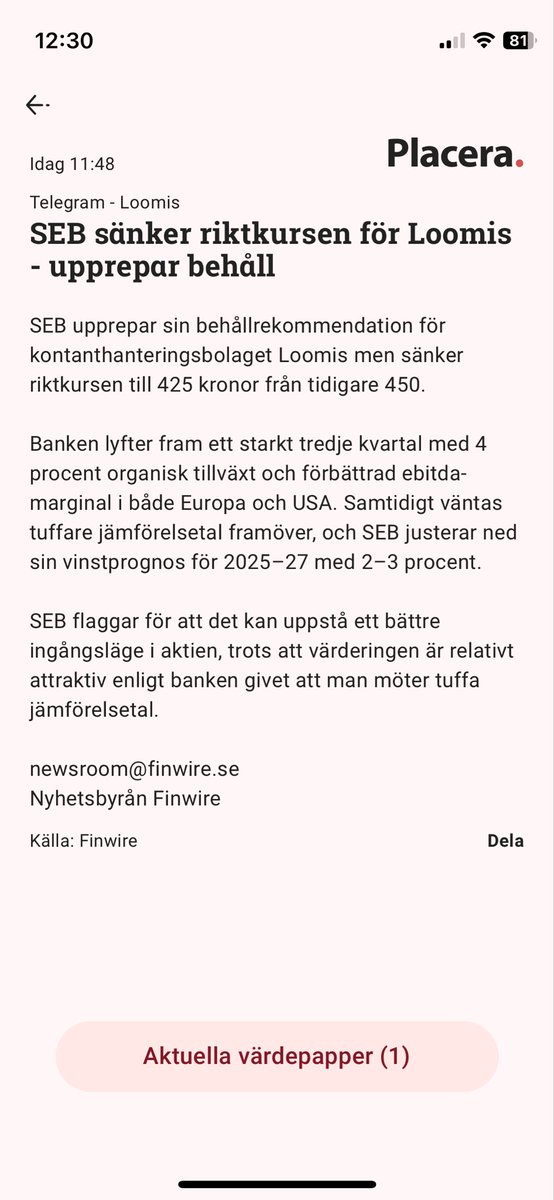 japfem's tweet photo. Är inte det här kul? Tuffa jämförelsetal framöver så vi reviderar ned vinstprognosen! Man är alltså inte ute efter att ha rätt i sin prognos utan vad marknadens reaktion kommer vara.  Känns ju seriöst https://t.co/2Q5M9wGm9w