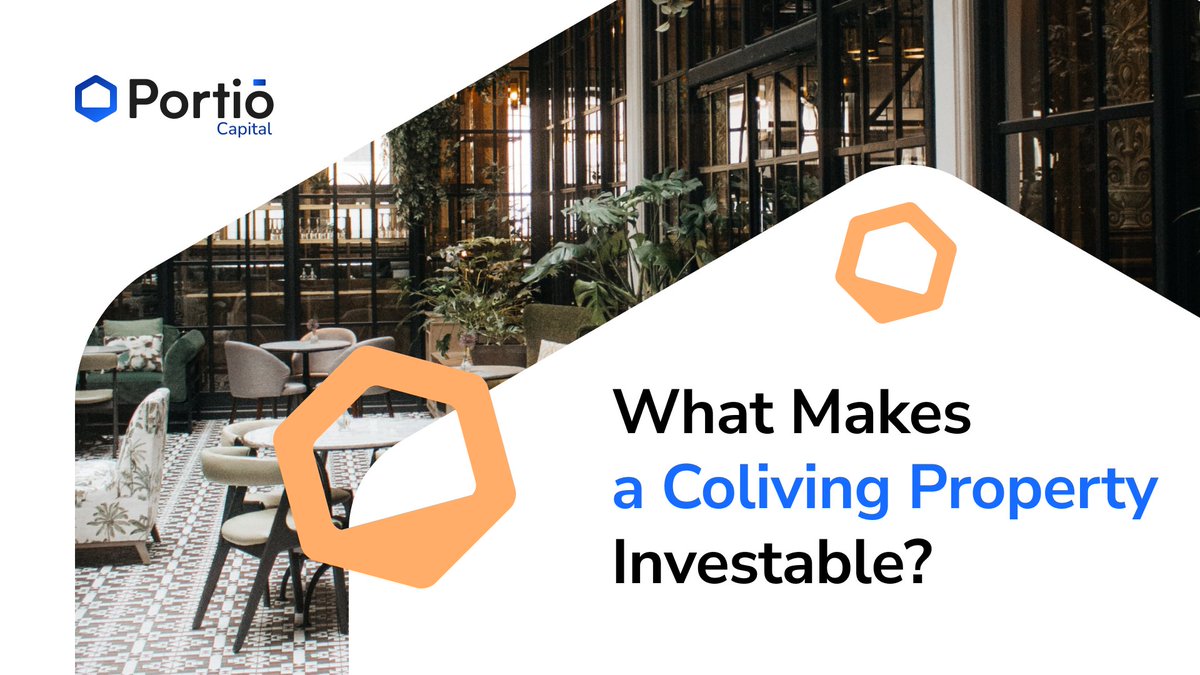 PortioCapital's tweet image. What makes a coliving property investable? 🤔

At Portio Capital, we look for:
✅ Experienced operators
✅ Revenue-ready &amp;lt;12 months
✅ Clear legal structure
✅ Community-first design
✅ Scale: 25+ beds

#RWAs #Coliving #Proptech #RealEstate