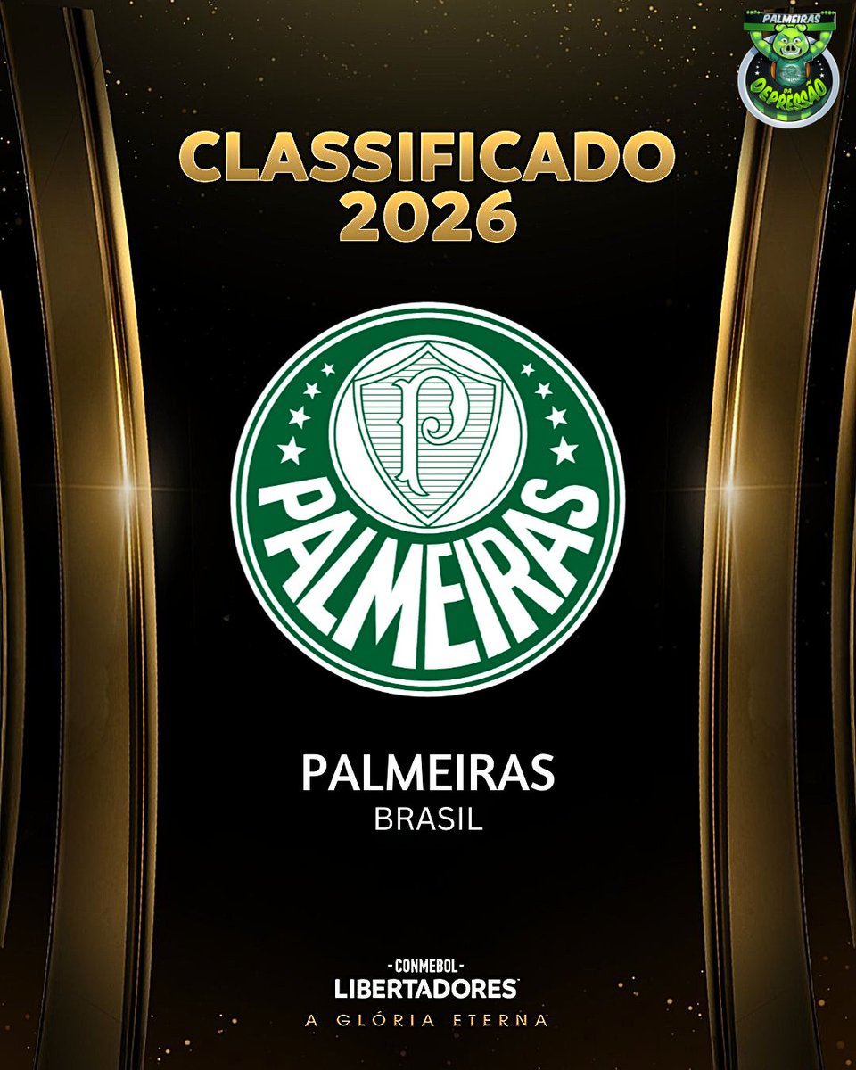 deprepalmeiras's tweet photo. Palmeiras é o primeiro classificado pra Libertadores 2026 faltando 8 rodadas. https://t.co/gMjjt2oUt5