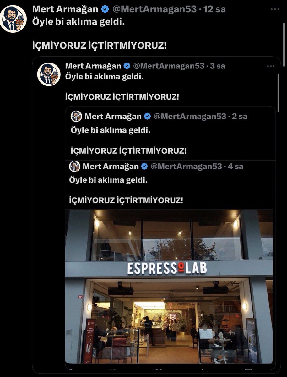 MertArmagan53's tweet photo. Öyle bi aklıma geldi. 

İÇMİYORUZ İÇTİRTMİYORUZ! https://t.co/ccWTdIhYnY