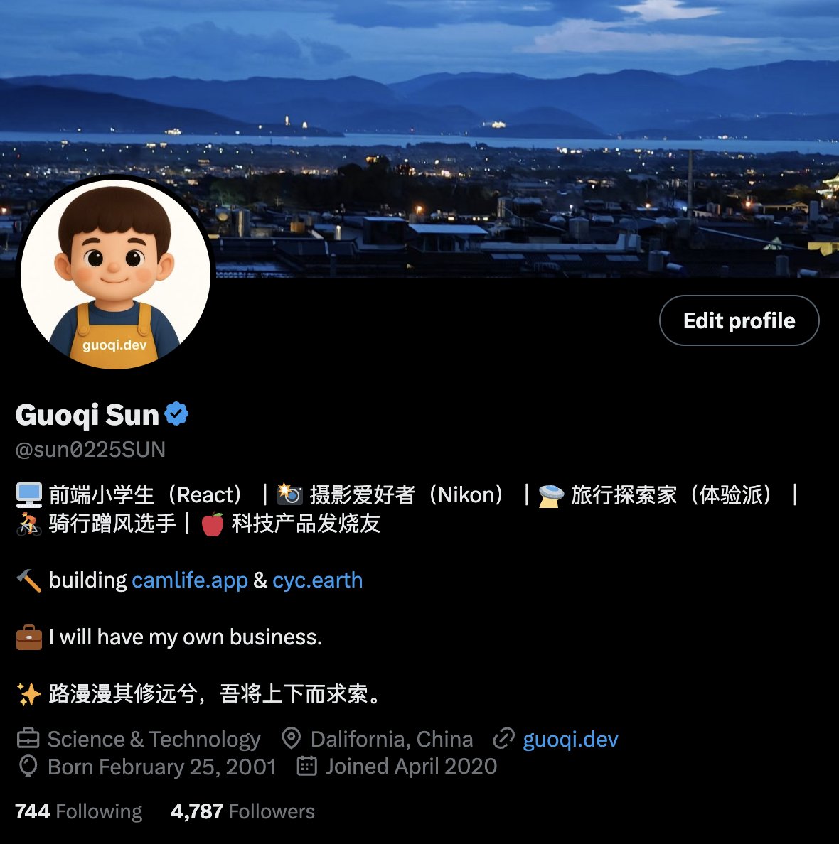 I will have my own business.

给我两个月的时间，我将不用再靠上班（只工作，不上班）养活自己。

我会尽可能详细的记录我所尝试的一切，欢迎关注我。

这条推文永远不会删，所有评论永远保留！！！