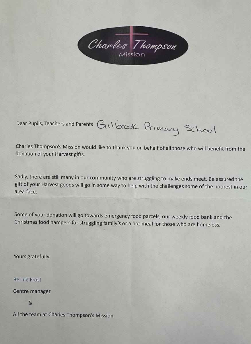 Gilbrook School tweet media