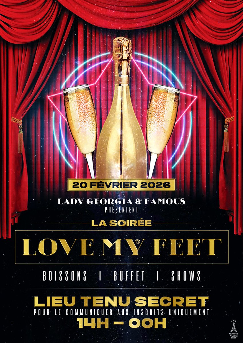 New video online! 🎬🔥for the last ride of 2025 in London and the new Life in 2026 !

youtu.be/Vr9FKkyu_XM?si…

« Soirée Love my Feet » coming soon in Paris 🥂 The Most incredible Foot Fetish Event in France with the most iconic Feet Queens u ever met! 👣
Avec <a href="/missladygeorgia/">Lady Georgia</a>