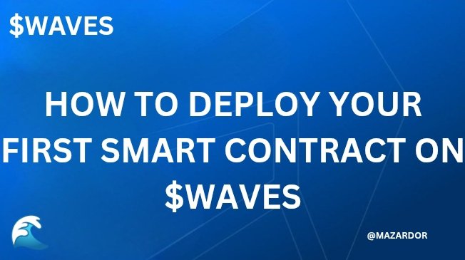 mazardor's tweet photo. Ready to build on the blockchain?

Deploying your first smart contract on $WAVES is fast, simple, and beginner-friendly. 
No complex setups, just creativity, code, and the power of the Waves ecosystem. 🌊

Start your Web3 journey today with $WAVES Smart Contracts! 

#WAVES #DeFi #SmartContracts
