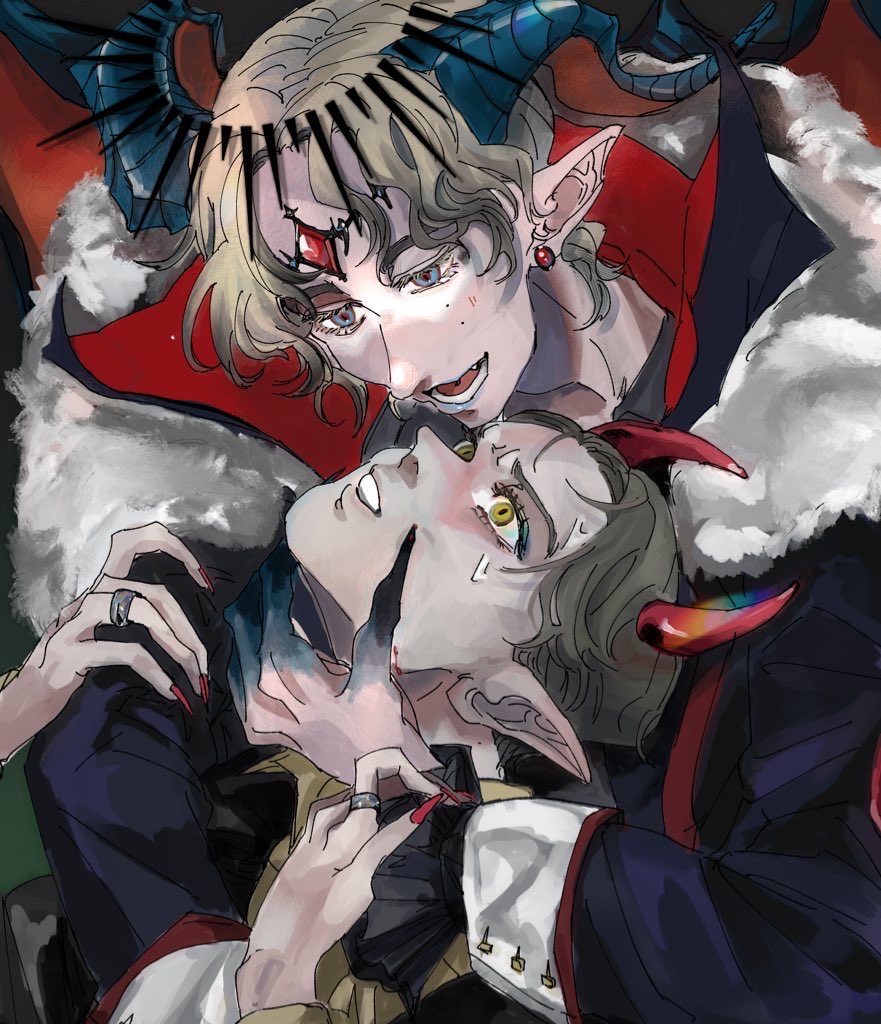 niGHT_out06's tweet photo. こちらはどっちも11月になってから描いたハロウィンの絵 https://t.co/Af9ZG4BwmC