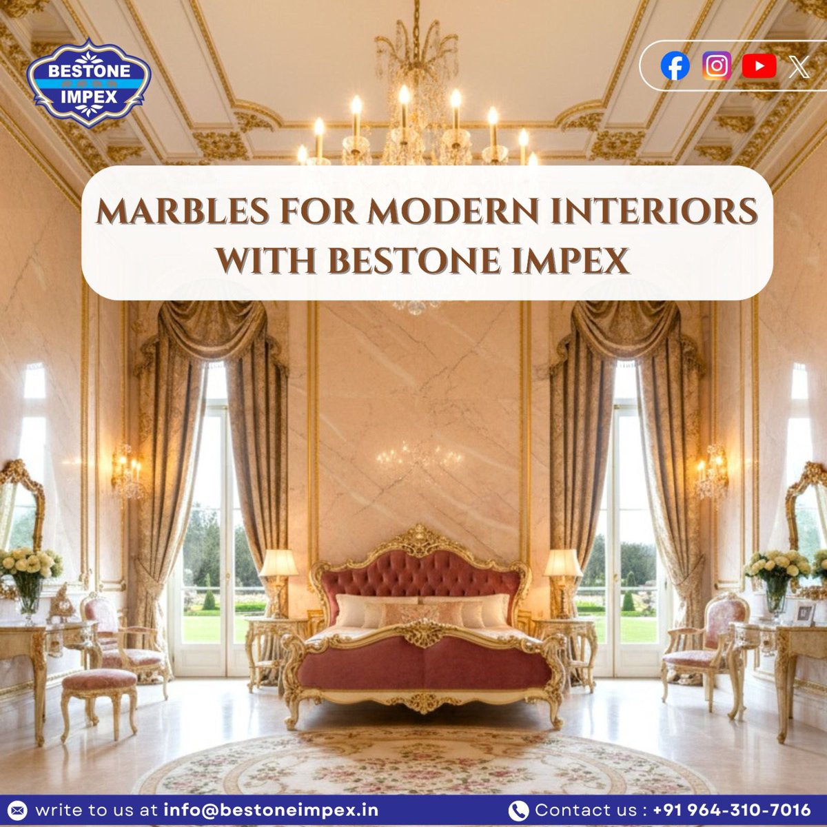 Bestone_impex's tweet photo. https://t.co/5zatOjEWJH
Modern Interior Start with Premium Marble
Bring timeless charm to your space / @BestoneImpex
https://t.co/rGvfEnd68B
#MarbleCollection #ModernInteriors #WhiteMarble #OnyxMarble #TravertineMarble #LuxuryInteriors #MarbleDesign #IndianMarble #Imported https://t.co/LaFvGyyXkJ
