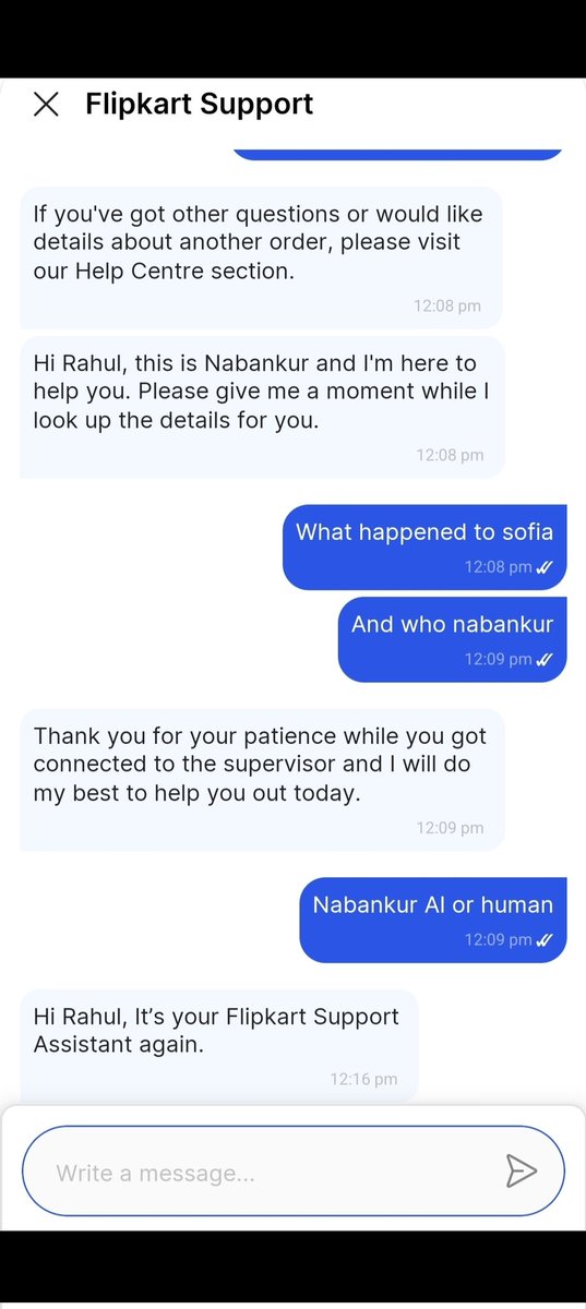 chintverm's tweet photo. @flipkartsupport  Flipkart Chat support services are very pathetic. They are not even interested to resolve your issue rather just gave automated reply nowadays and no phone call option for help. 

#FlipkartScam  #FlipkartFail  #flipkart  #amazon  #amazon https://t.co/BtlgTRH6fr