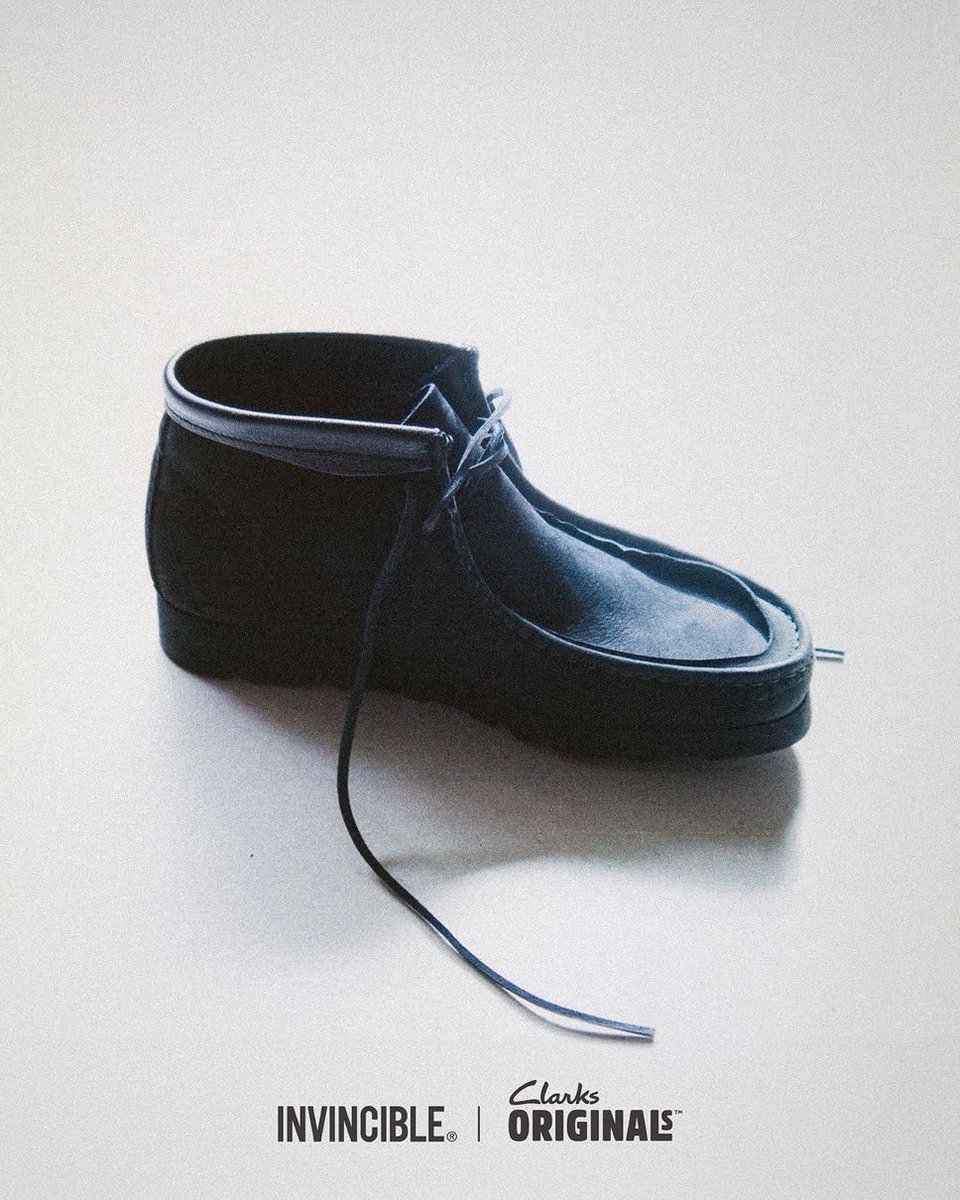 Clarks x INVINCIBLE 初コラボ『Wallabee Boot』が国内11月8日（土