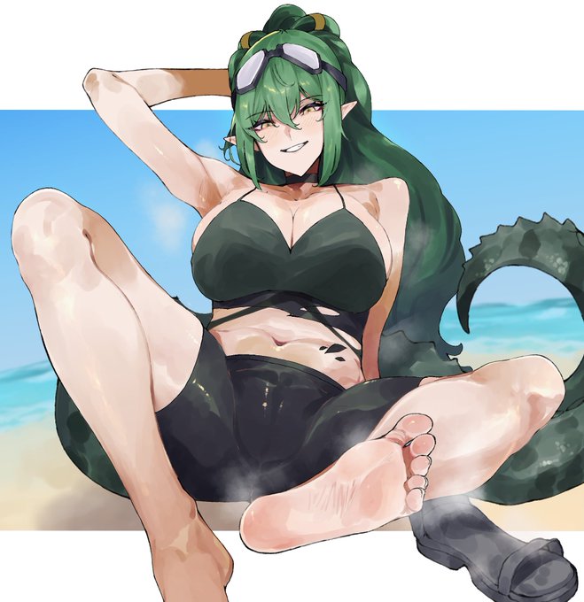 skebで描かせていただきました!!ガヴィルの足裏!! 