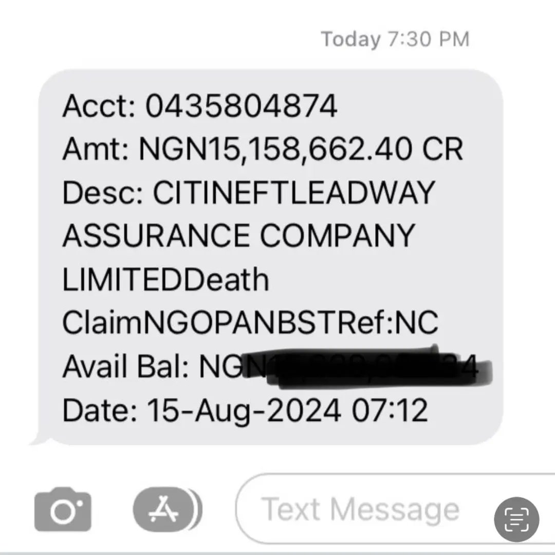 nzubenp's tweet photo. Because of that one decision, ₦𝟭𝟱,𝟭𝟱𝟴,𝟲𝟲𝟮.𝟰𝟬 was paid to his family — giving them hope and a reason to carry on https://t.co/FTekC0WVBm