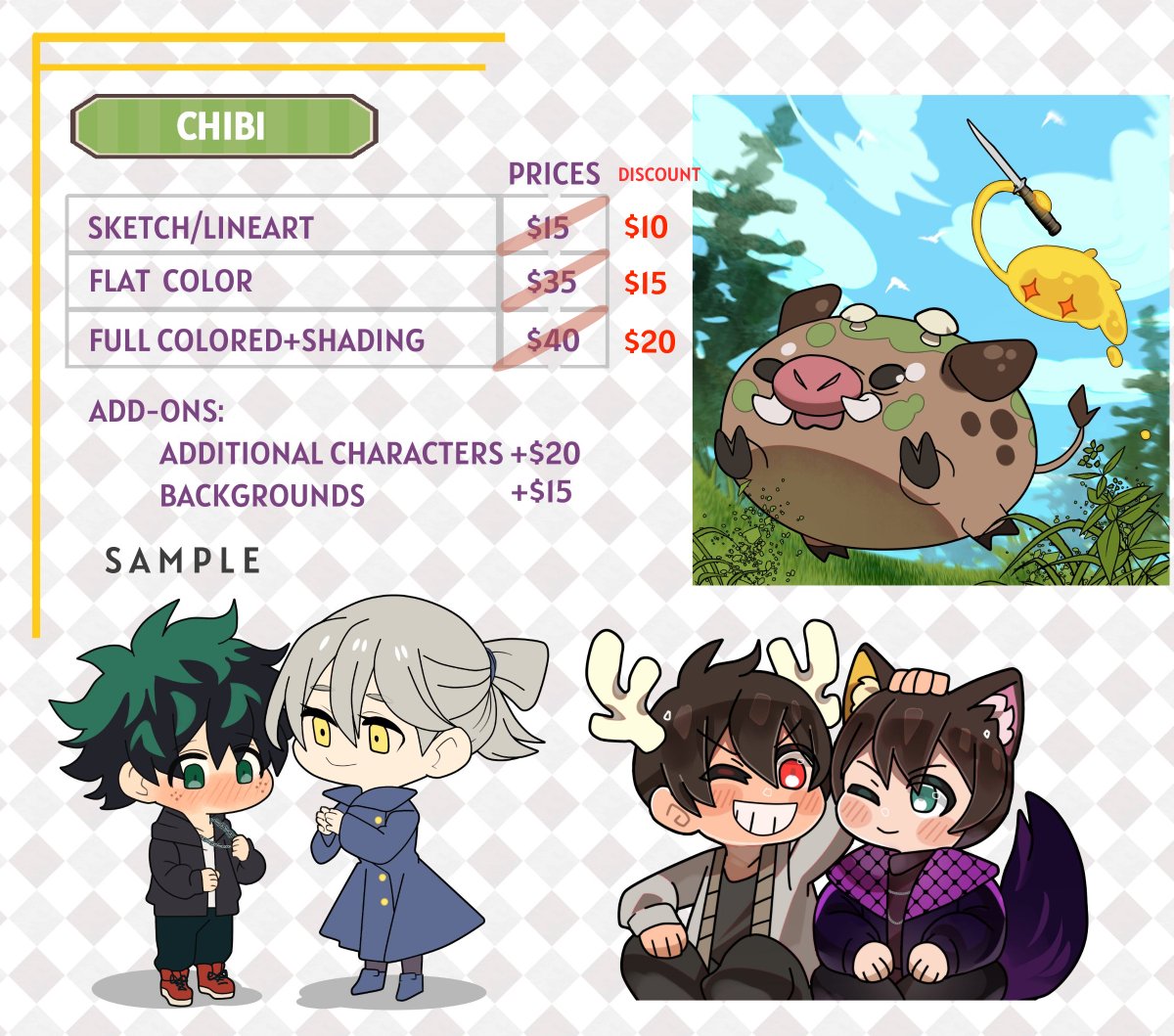 fruitloop_chan's tweet image. Commission Price Sale starting from November 2025 to December 2025 now open.

PM me or email me at:  fruitloopchan@gmail.com

 if you are interested 👋📷