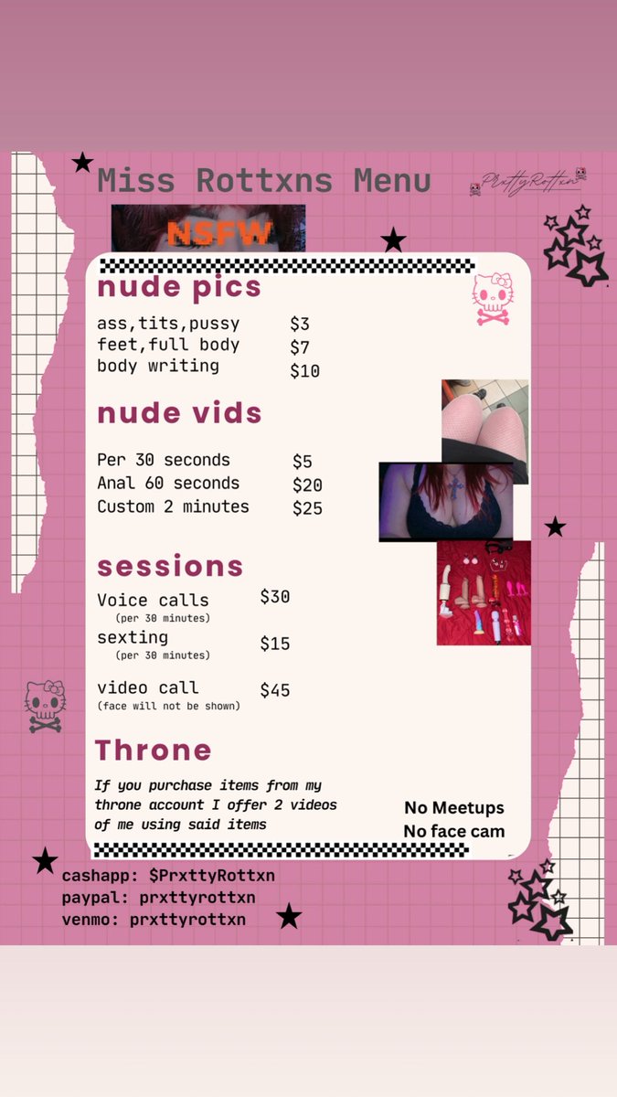 PrxttyRottxn's tweet photo. New Menu just dropped☺️show mommy some love plz🎀

(OMG IM A PROFESSIONAL NOW) 
*like and rt for a free pic*
#contentbuyers #menu #paypigs #goonette #nsfwtwtًً  #chubbygirls #spoiled #nudes https://t.co/A1vzVgOAn3