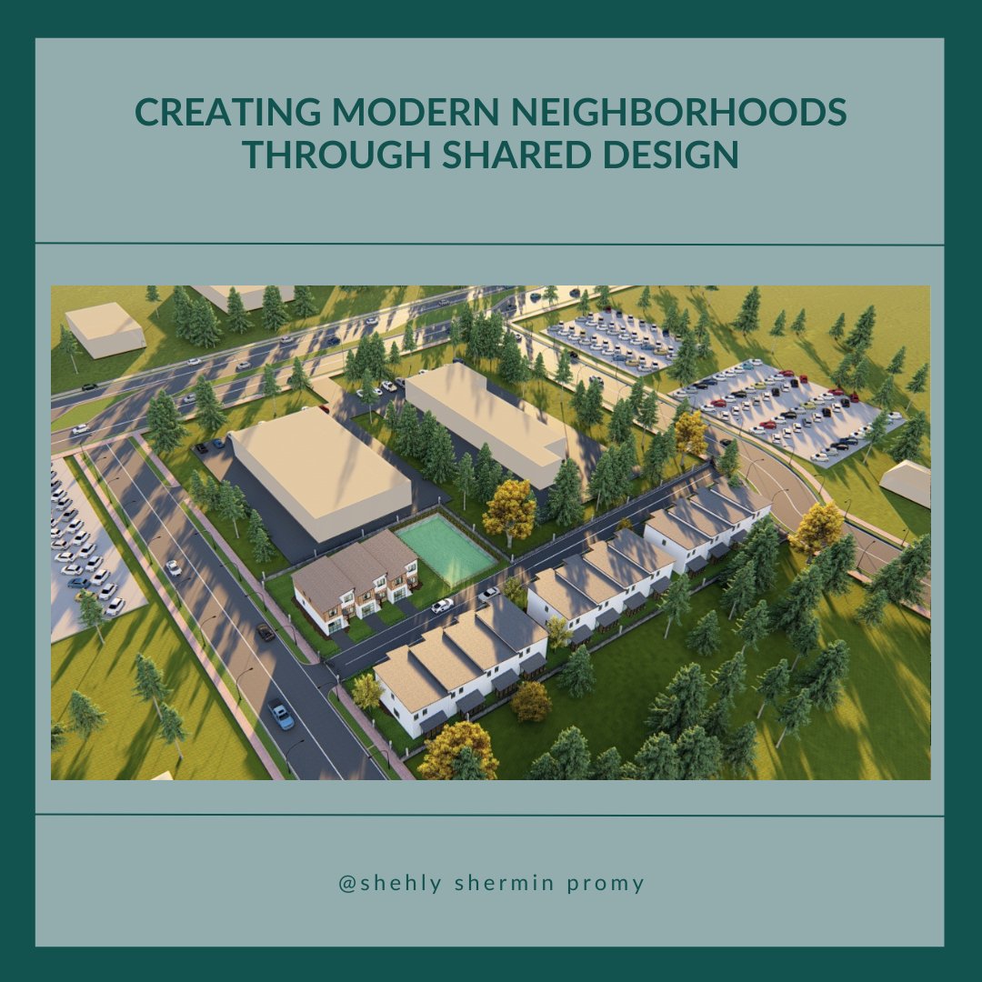 design_studio11's tweet photo. 🏘️ Cluster House — where privacy meets community. Four independent homes form a shared neighborhood, balancing individuality & connection through thoughtful design. 📷 Architecture that inspires modern, sustainable living. #Architecture #UrbanDesign #Studio11Design https://t.co/5tynMjG1cP