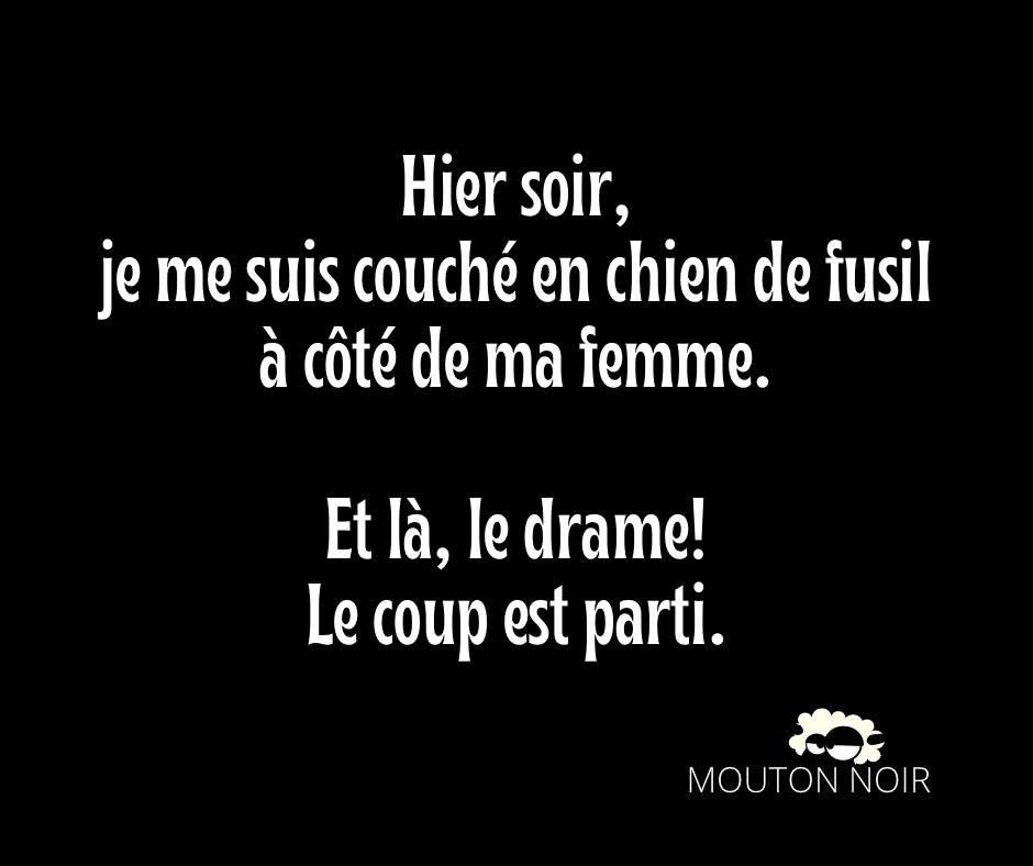 ZeMouton's tweet photo. #humourdemerde #humourfrançais #humour #humourdujour #moutonnoir #humournoir #vannes #humoriste https://t.co/AmHKwmrKFG