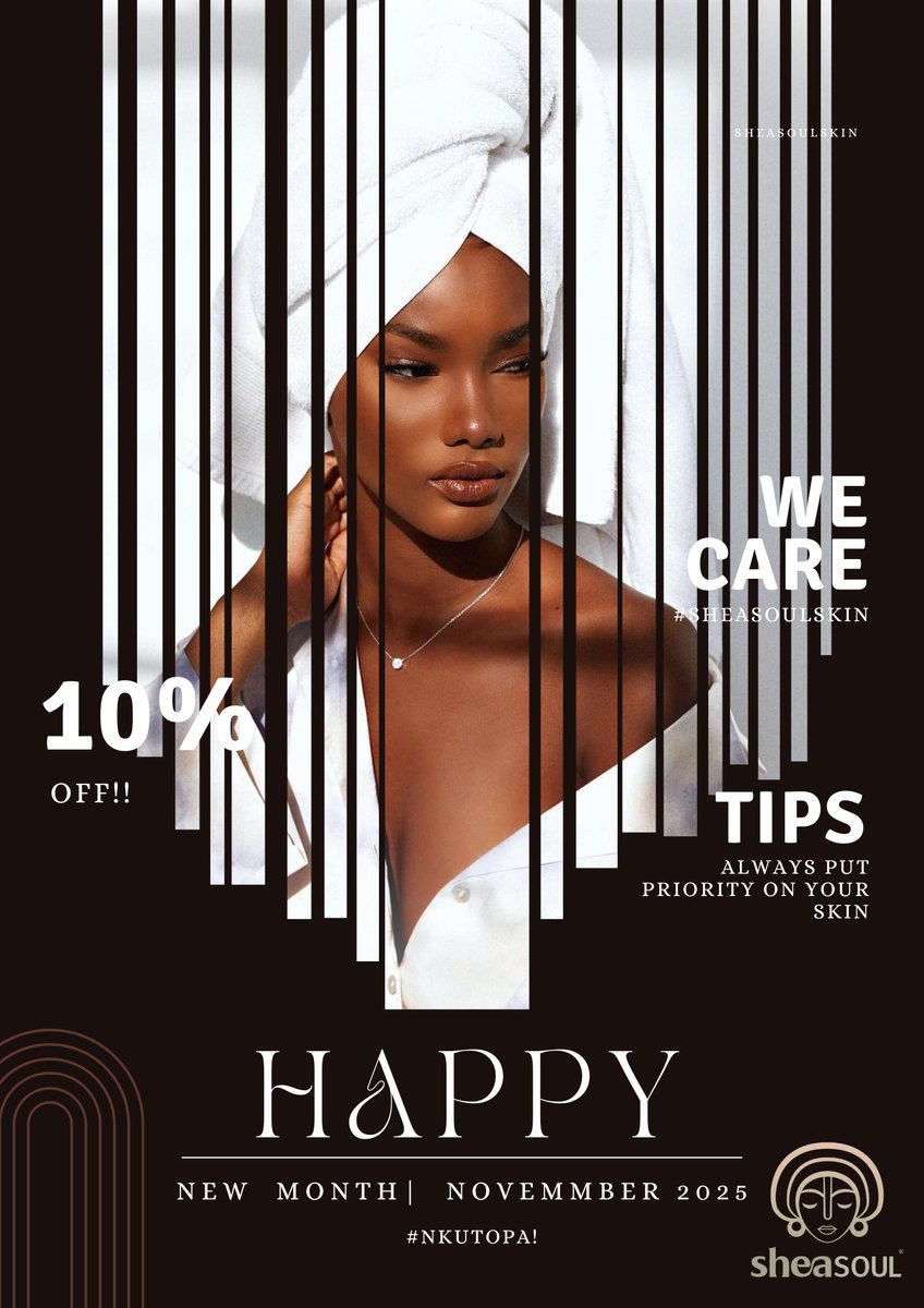 HAPPY NEW MONTH 🤍🛍️ #SheasoulSkin