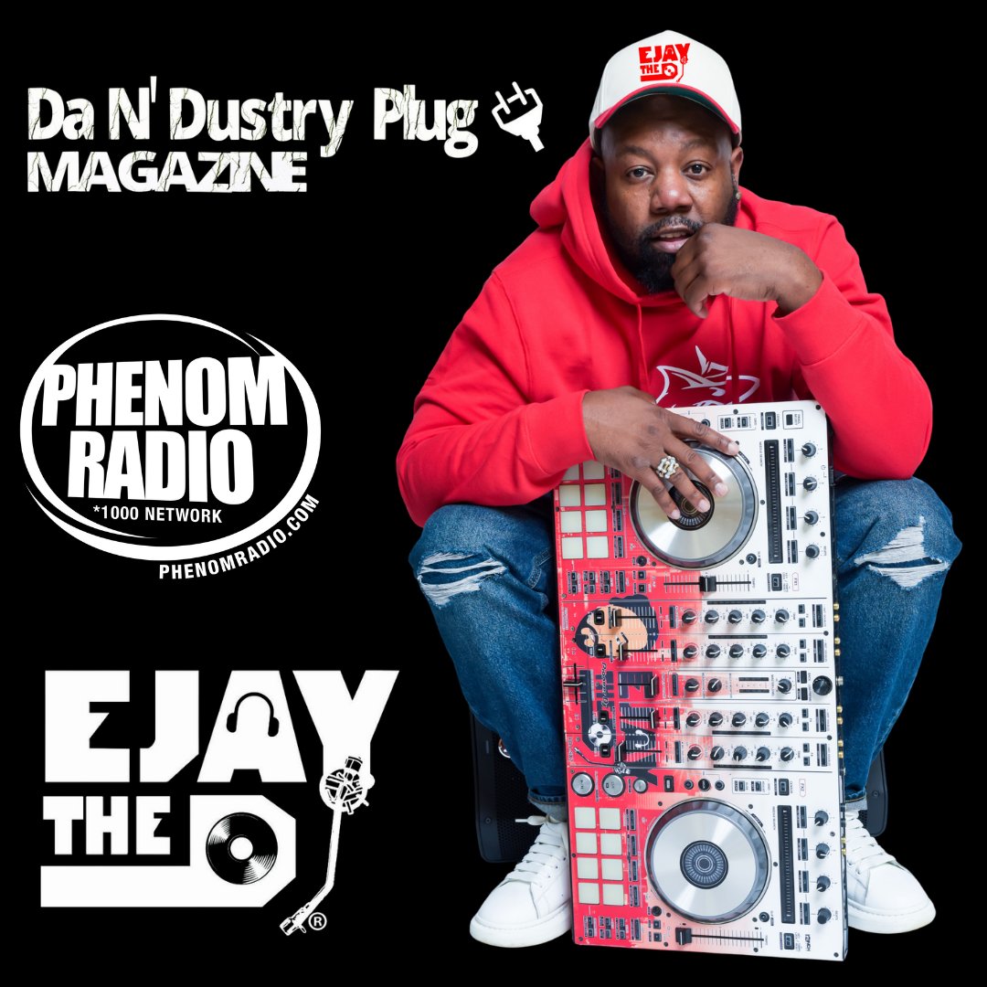 #RadioNetwork EJAY THE DJ "EJAY THE DJ Mixshow" iamejaythedj.com Weekdays 12pm cst-1pm cst The Most Versatile Hip-hop Station In The World! #IndieAdvancement 
#1000Network #LetTheDjsEat #PhenomRadio #ThePlugRoom #EJayTheDj #DaNdustryPlugMagazine