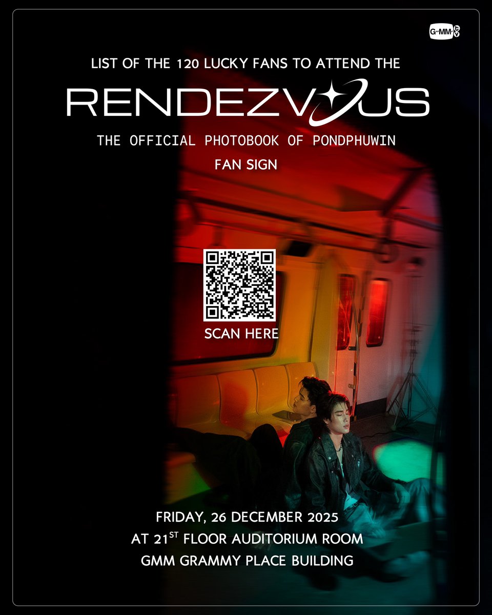 List of the 120 lucky fans to attend the RENDEZVOUS | THE OFFICIAL