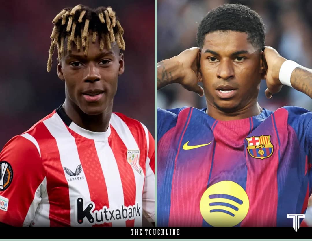 triggerlord744's tweet image. 🚨 Nico Williams has 1 goal(PK) &amp;amp; 1 assist in 8 matches this season.

Marcus Rashford has 7 goals &amp;amp; 5 assists in 17 matches this season.

The plan B was better than the first choice for Barcelona.