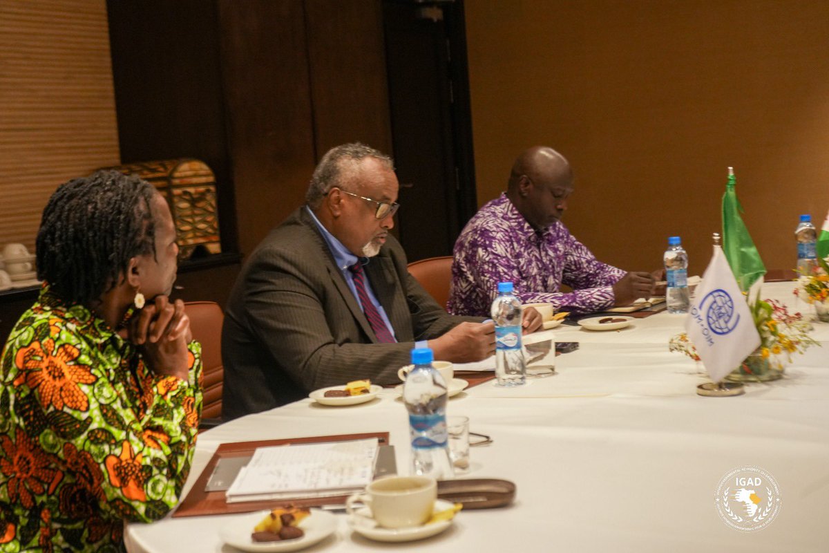 Glad to have extensive discussions with Ms. Ugochi Daniels, <a href="/daniels_ugochi/">Ugochi Daniels</a> Director General - Operations, of the International Organization for Migration (IOM), accompanied by Mr. Frantz Celestin, <a href="/CelestinFranz/">Frantz Celestin</a>, IOM Regional Director for East, Horn and Southern Africa, and