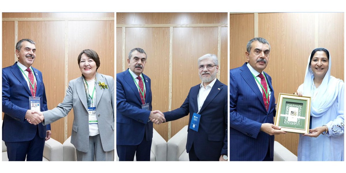 tcmeb_en's tweet image. Minister of National Education @Yusuf__Tekin Held Bilateral Meetings as Part of UNESCO’s 43rd General Conference with Over 5,000 Participants from 194 Countries

📍Samarkand, Uzbekistan