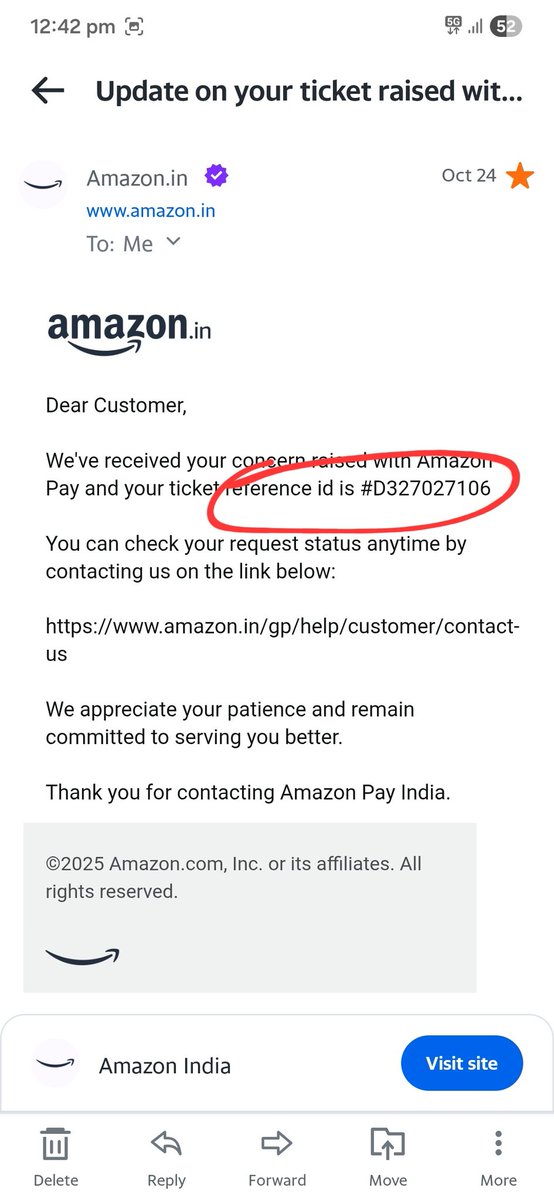 dk_singh85's tweet photo. I purchased ₹500 gift card on 21st October on @amazonIN which hasn't been delivered yet.
Reported the issue thrice with you guys but still no resolution. 
Do you guys have any shame left @AmazonHelp?

#ShameOnAmazon
#AmazonFraud
#AmazonaScam https://t.co/bYFJ01Il33