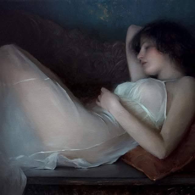 ناعمة كالحرير
هكذا  تنام روحي
بين الأضلعي.

<a href="/aaa_____89/">أكثر من اللاشيء بقليل</a>