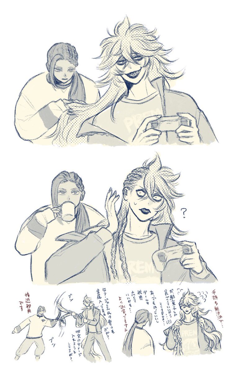 例のくつろぎネタ がけもコンビ