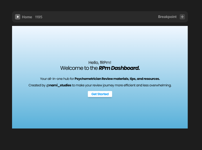 draft in the works: