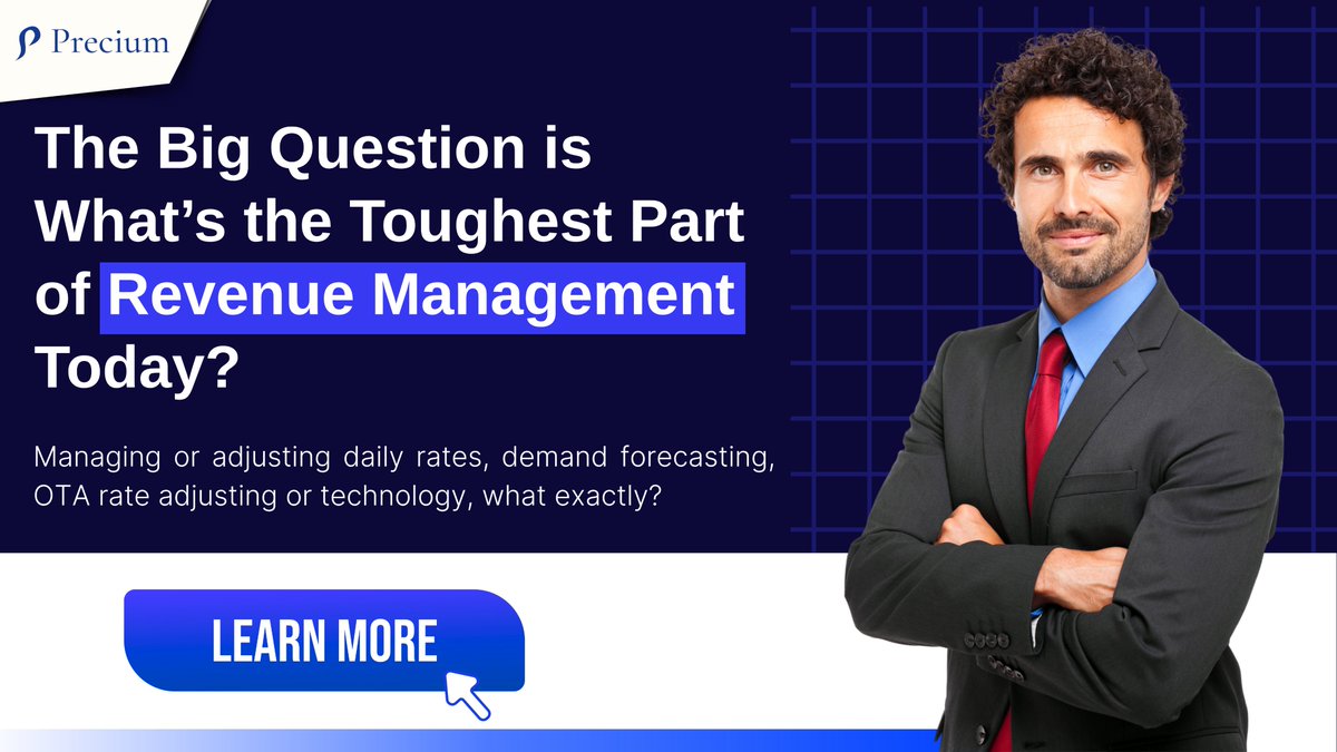 PreciumL51275's tweet photo. The #BigQuestion is Whatโs the Toughest Part of #RevenueManagement Today?
๐ ๐๐๐๐ซ๐ง ๐๐จ๐ซ๐
https://t.co/3niFgudgov
๐ https://t.co/Y8oPSjMQt8
#Article #PreciumSoftware #revenuemanagement #bigquestion #Precium #revenuemanager #Precium https://t.co/EKBLBnrauj