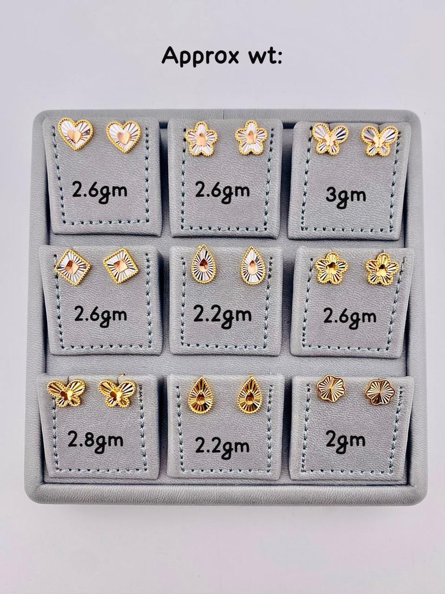 SisiArinGold's tweet photo. 18karat solid gold STUD earrings available 💫💫

190,000N -  570,000N 

Please kindly RT , refer and patronize https://t.co/hfLEz6loyD