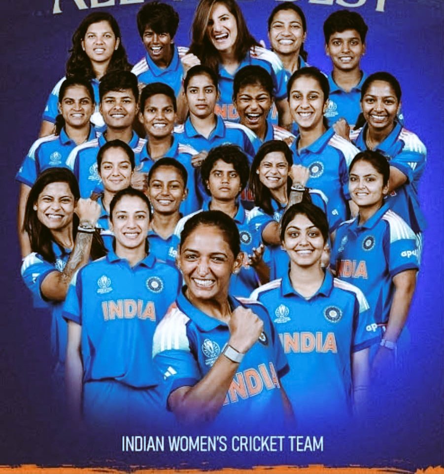 SunandaBhattac3's tweet photo. The 🏆🏆🏆Champions congratulations🎉👏 #TeamIndia #WomensWorldCup2025 #WomenInBlue  women power. Jai Ho 🇮🇳🇮🇳🇮🇳🇮🇳 https://t.co/oIMBl1BSF9