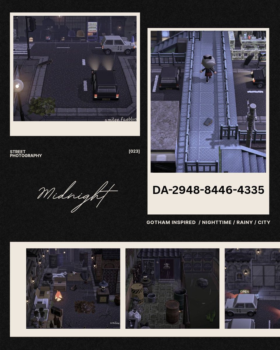 zuckerkindchen's tweet photo. Hii #actwt 😊💖
Here are all my dream addresses since the 2.0 update 🥰

🌴 DA-8701-2650-0239
Driftwood: coastal small town
⛄ DA-7527-1772-8852
Mooncove: winter town
🌧 DA-2948-8446-4335
Midnight: gotham inspired city
🎃DA - 9917-9238-1571 
Sundrop: kidcore halloween

#acnh #ac https://t.co/LvgftZjgcp