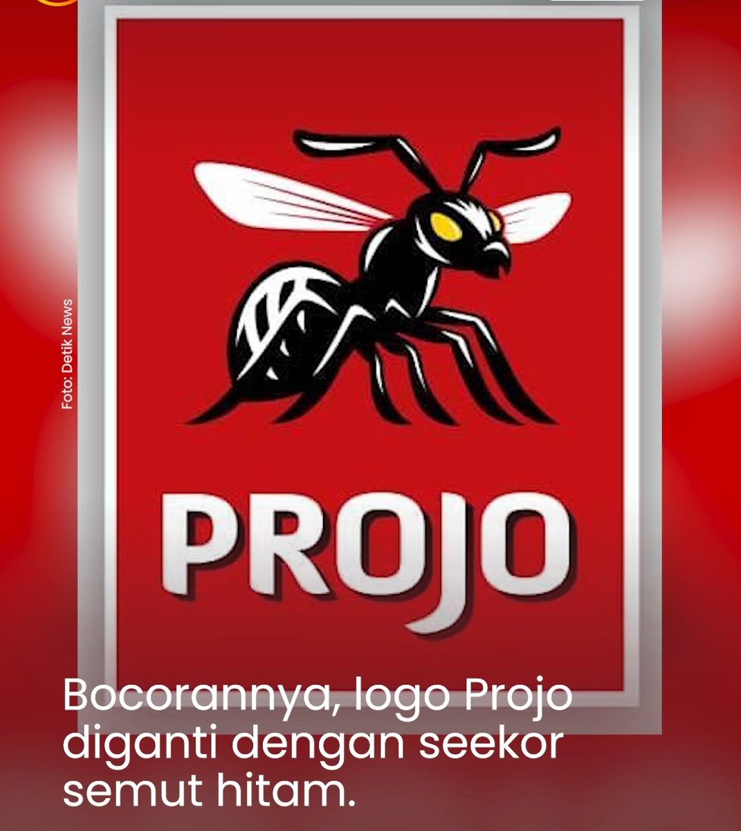 Logo Projo yang baru 🐜 hitam
😂😂😂😂😂