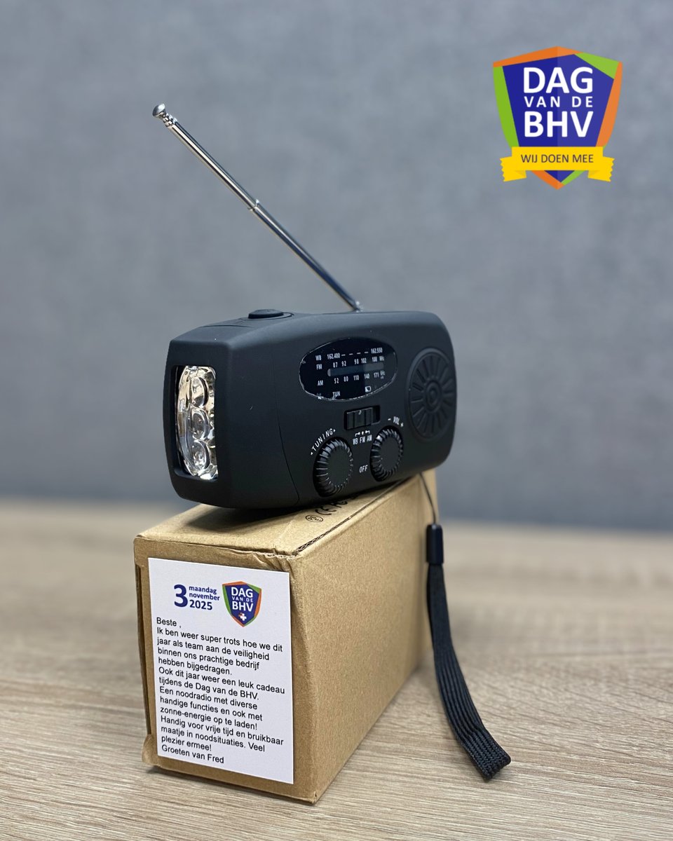 Dag van de BHV
Vandaag zetten we onze BHV’ers in het zonnetje ☀️ We willen jullie graag bedanken voor jullie inzet, betrokkenheid en paraatheid!🧯🩹

BHV’ers, bedankt voor alles wat jullie doen. 💪❤️
Jullie zorgen voor een veilige werkomgeving!