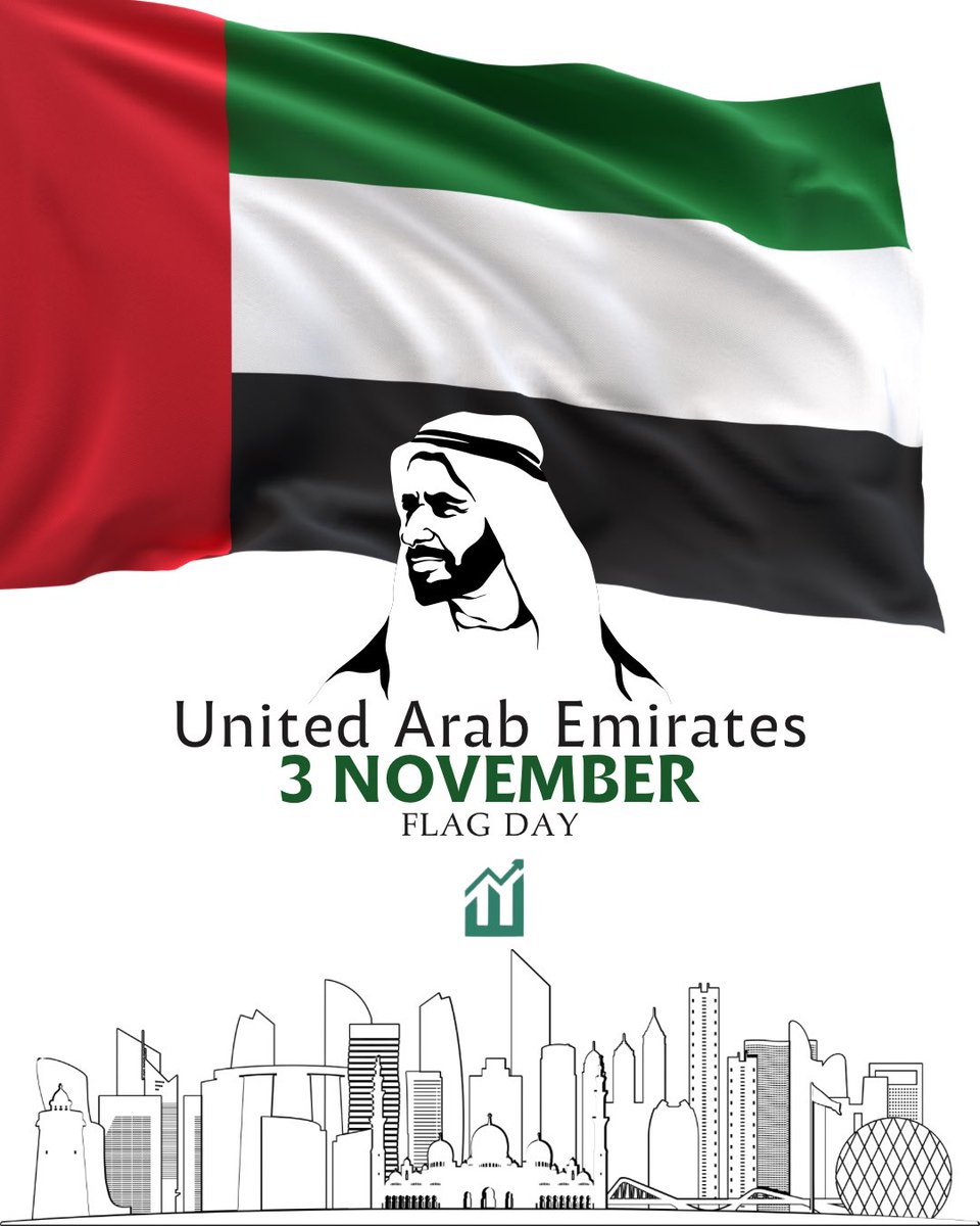 BankingBright's tweet photo. Proudly flying the colors that built our nation.
Happy UAE Flag Day 🇦🇪

#uaeflagday https://t.co/qvU0BhMiXi
