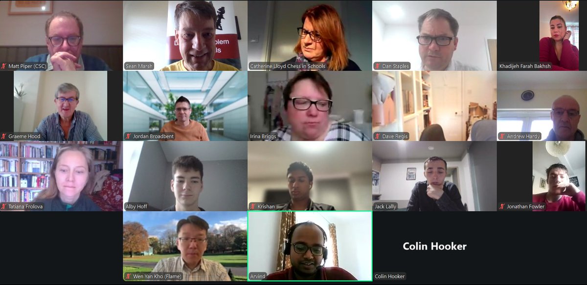 CSCTeesside's tweet image. Catherine Lloyd and I delivered the first full-length online CSC Recruitment and Training Day on Saturday, with cameos from Matt Piper, Dan Staples and Mick Riding.

A great success and another date has already been listed.

chessinschools.co.uk/training/tutor…