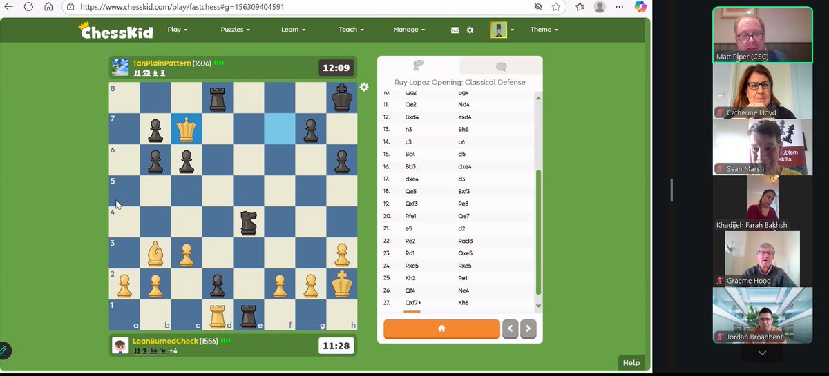 CSCTeesside's tweet image. Catherine Lloyd and I delivered the first full-length online CSC Recruitment and Training Day on Saturday, with cameos from Matt Piper, Dan Staples and Mick Riding.

A great success and another date has already been listed.

chessinschools.co.uk/training/tutor…