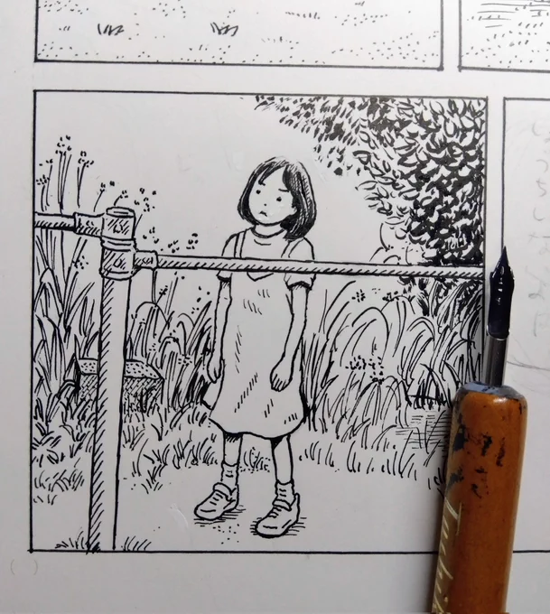 漫画、少しずつ描いています。 