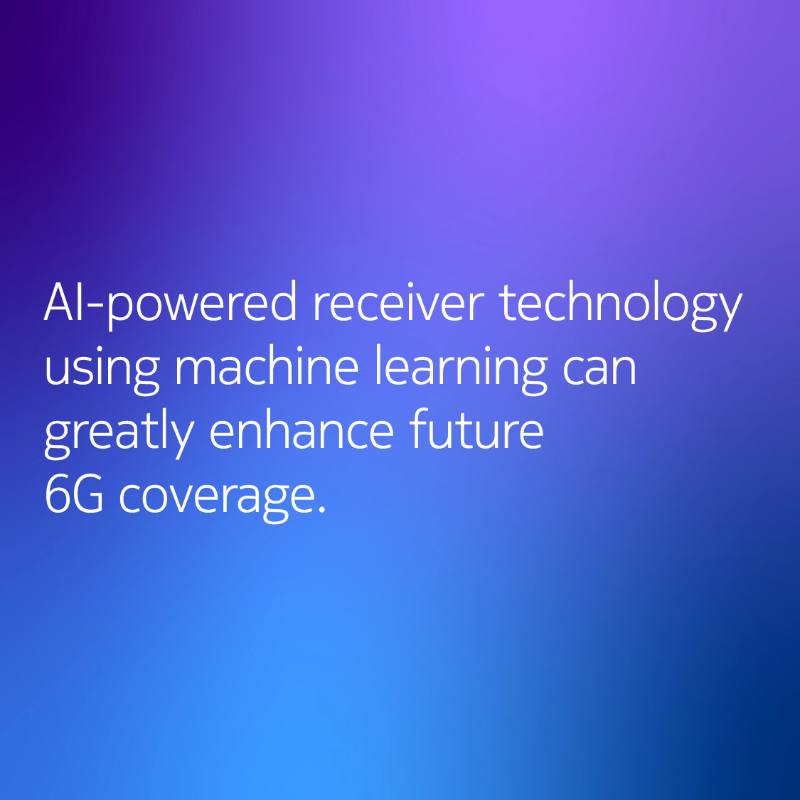 nokia's tweet photo. A big leap toward 6G 🚀

Nokia and Rohde &amp; Schwarz have developed an AI-powered 6G receiver that boosts uplink coverage, cutting costs and accelerating time to market.

Learn more at B6GS, Nov 5–7

Read about it ⬇️