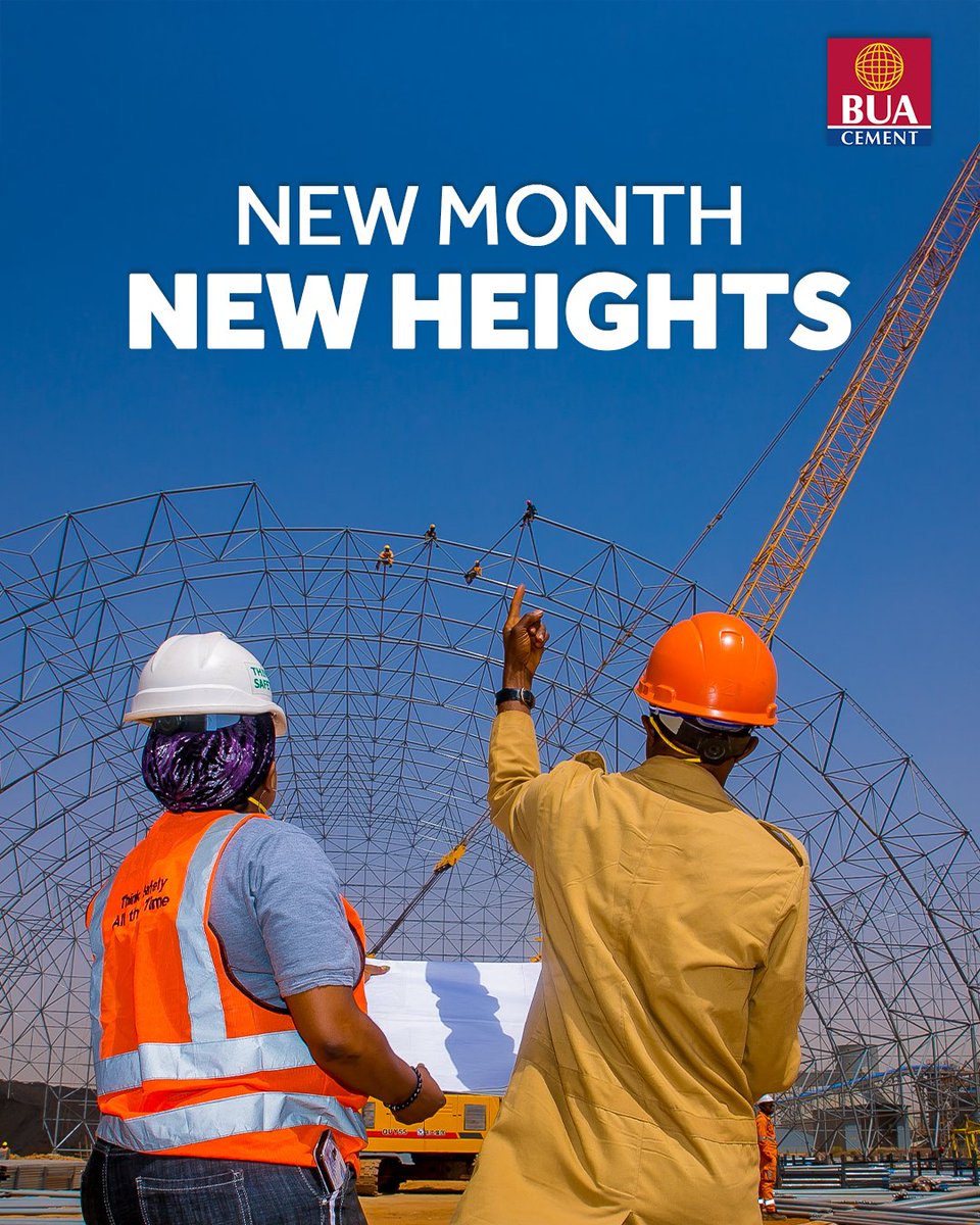 Each month, we set our sights higher because progress never stops.

#BUACement #TheKingofStrength #NewMonth