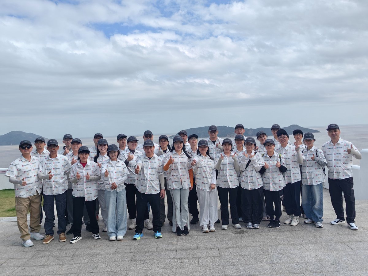 treenest's tweet photo. 🎄 10 Years, 10 Journeys — Rain or Shine 🌦️

This year, we celebrate Tree Nest’s 10th anniversary — and our 10th consecutive year of team hiking! 💪

From rain to sunshine, from mountains to coastlines, we’ve walked side by side — just like we’ve grown together over the past decade. 🌊🌱

Our latest 50 km hike along the Golden Coast of Wenzhou, Zhejiang, reminded us that every step counts — in nature, in teamwork, and in business.

✨Here’s to another decade of passion, creativity, and shared adventures.

Together, we keep growing. 🤝

#TreeNest10Years #TeamJourney #treenest #GoldenCoastHike #OutdoorSpirit #BrandAnniversary #ChongyangFestival #TreeNestTeam #hiking!