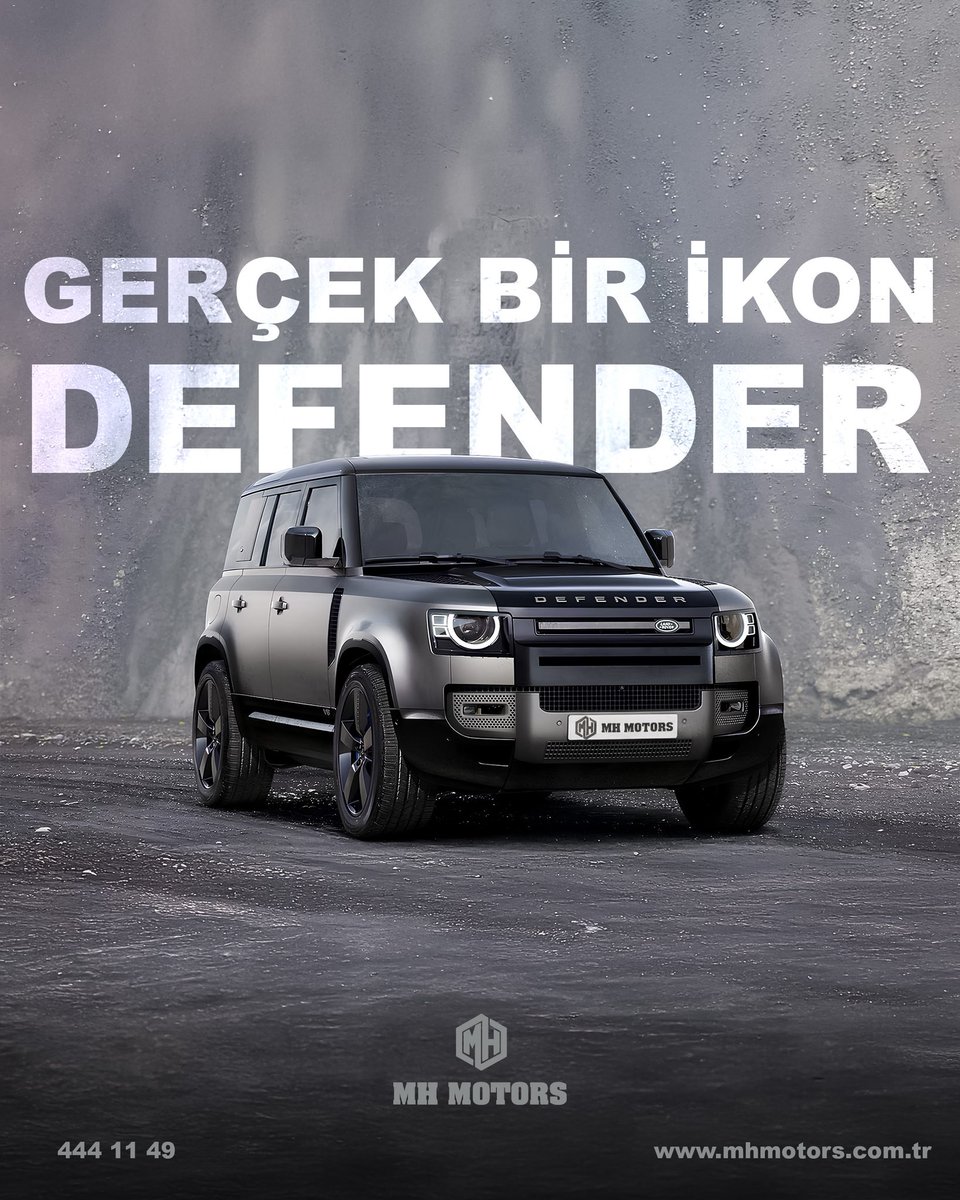 Gücün zarafetle buluştuğu nokta: Defender.

Her detayıyla bir ikon, her sürüşte bir deneyim.

MH Motors farkıyla keşfet.