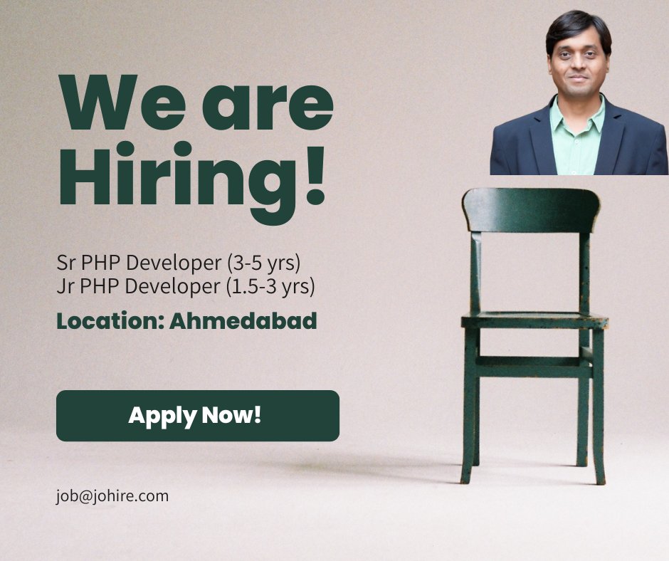 deepakrtripathi's tweet image. #php #jobs #phpjobs #career #jobopening