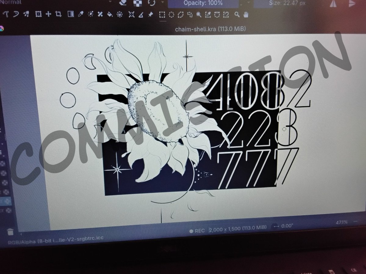 Tattoo commission #commissionsopen #tattoo