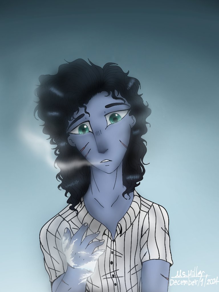 Blue art