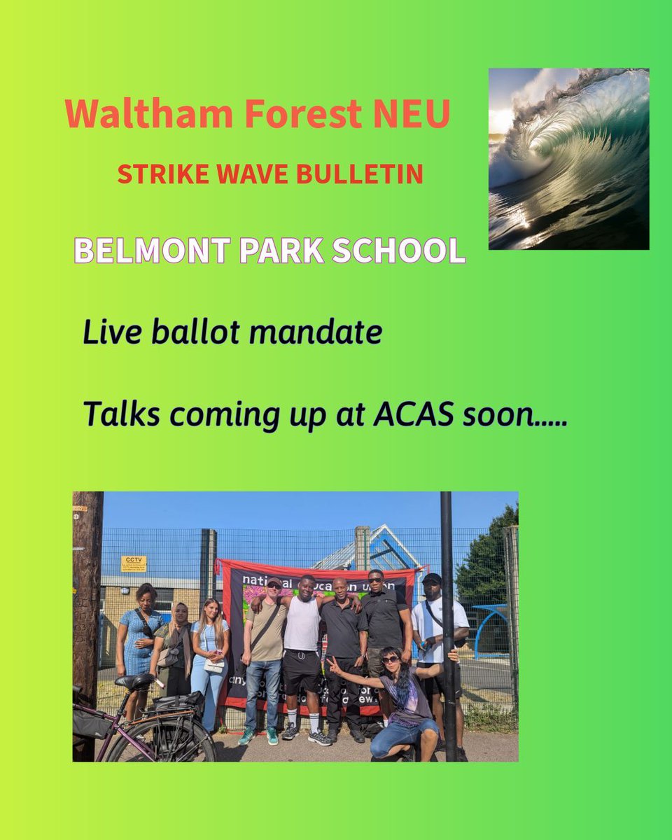 wforest_neu's tweet image. 🚨 ALERT: STRIKE IN PROGRESS! Please LIKE and SHARE to spread awareness and remember - The best way to protect your job and community..JOIN A UNION and ballot for Strike action. #solidarity #strikeaction #strikemap @strike_map @NEUnion