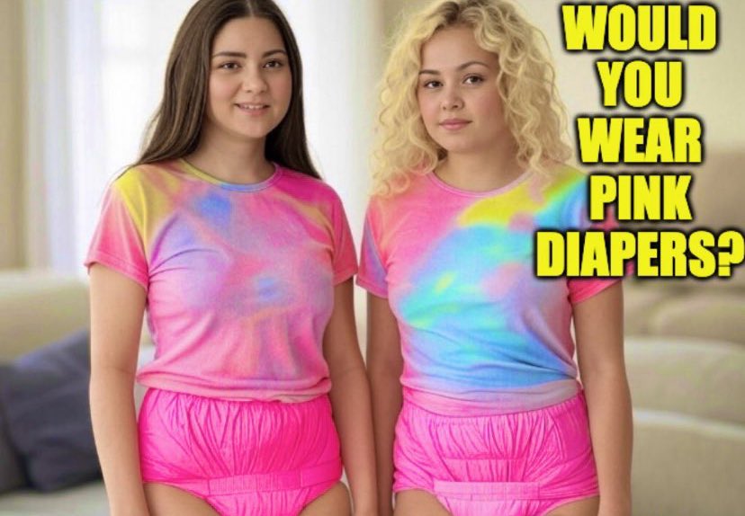 WOULD YOU WEAR PINK DIAPERS?