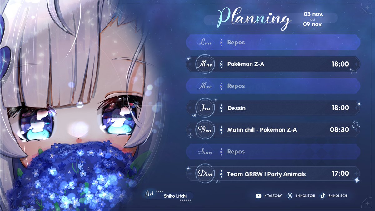 On reprend les streams chills du vendredi matin🪻